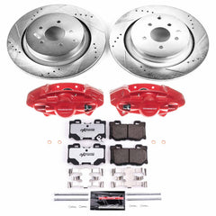 Power Stop KC5861-26 Z26 Street Warrior 1-Click Rear Brake Kit With Calipers for 2009-2022 INFINITI FX50 product image
