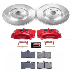 Power Stop KC5868 Z23 Evolution Sport Performance Pad And Rotor Kit With Calipers for 2009-2011 Lexus GS350 product image
