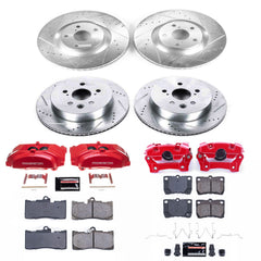 Power Stop KC5869 Z23 Evolution Sport Performance Pad And Rotor Kit With Calipers for 2009-2011 Lexus GS350 product image
