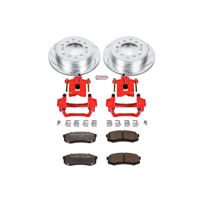 Power Stop KC5875-36 Z36 Extreme Performance Truck And Tow 1-Click Brake Kit With Calipers (Rear) for 2010-2024 Lexus GX460 product image