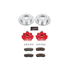 Power Stop KC5875A-36 Z36 Extreme Performance Truck And Tow 1-Click Drilled And Slotted Rear Brake Kit With Calipers for 2010-2014 Toyota Fj Cruiser product image