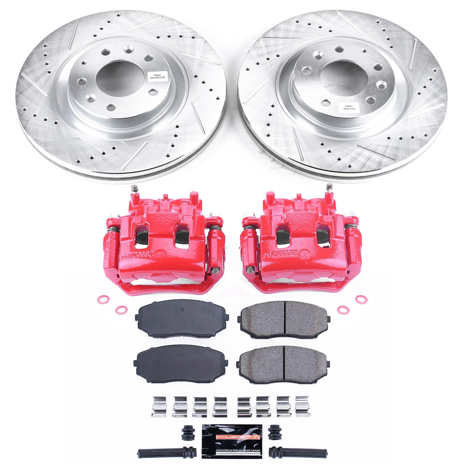 Power Stop KC5878A Z23 Evolution Sport Front Brake Kit for 2011-2015 Mazda CX-9 product image