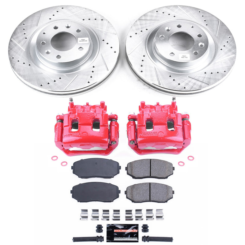 Power Stop KC5878A Z23 Evolution Sport Front Brake Kit for 2011-2015 Mazda CX-9 product image