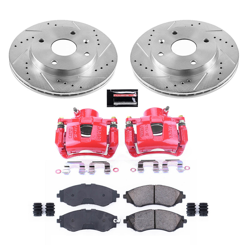 Power Stop KC5894 Z23 Evolution Sport Front Brake Kit for 2004-2008 Suzuki Forenza product image