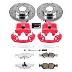 Power Stop KC590-26 Z26 Extreme Street Warrior 1-Click Brake Kit With Calipers (Front) for 1999 BMW 318TI product image