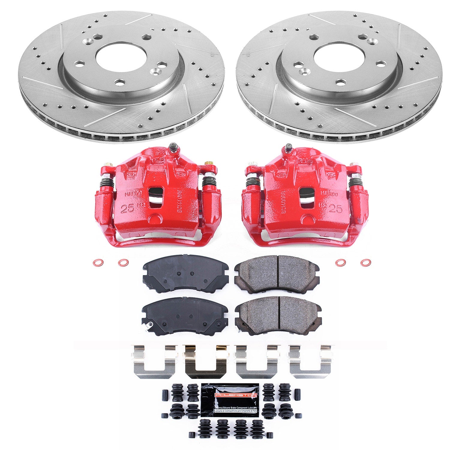 Power Stop KC5913 Z23 Evolution Sport Front Brake Kit for 2010-2011 Kia Soul product image