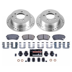 Power Stop KC5915 - Rear Z23 Evolution Sport Pad And Rotor Kit With Calipers vehicle fitment brake part