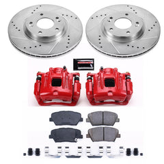 Power Stop KC5926 Z23 Evolution Sport Performance Pad And Rotor Kit With Calipers for 2010-2012 Hyundai Santa Fe product image