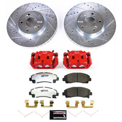 Power Stop KC5939-26 - Front Z26 Street Warrior Pad And Rotor Kit With Calipers vehicle fitment brake part