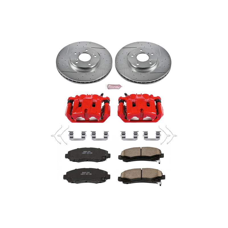 Power Stop KC5939 Z23 Evolution Sport Performance 1-Click Brake Kit With Calipers (Front) for 2012-2014 Honda Ridgeline product image