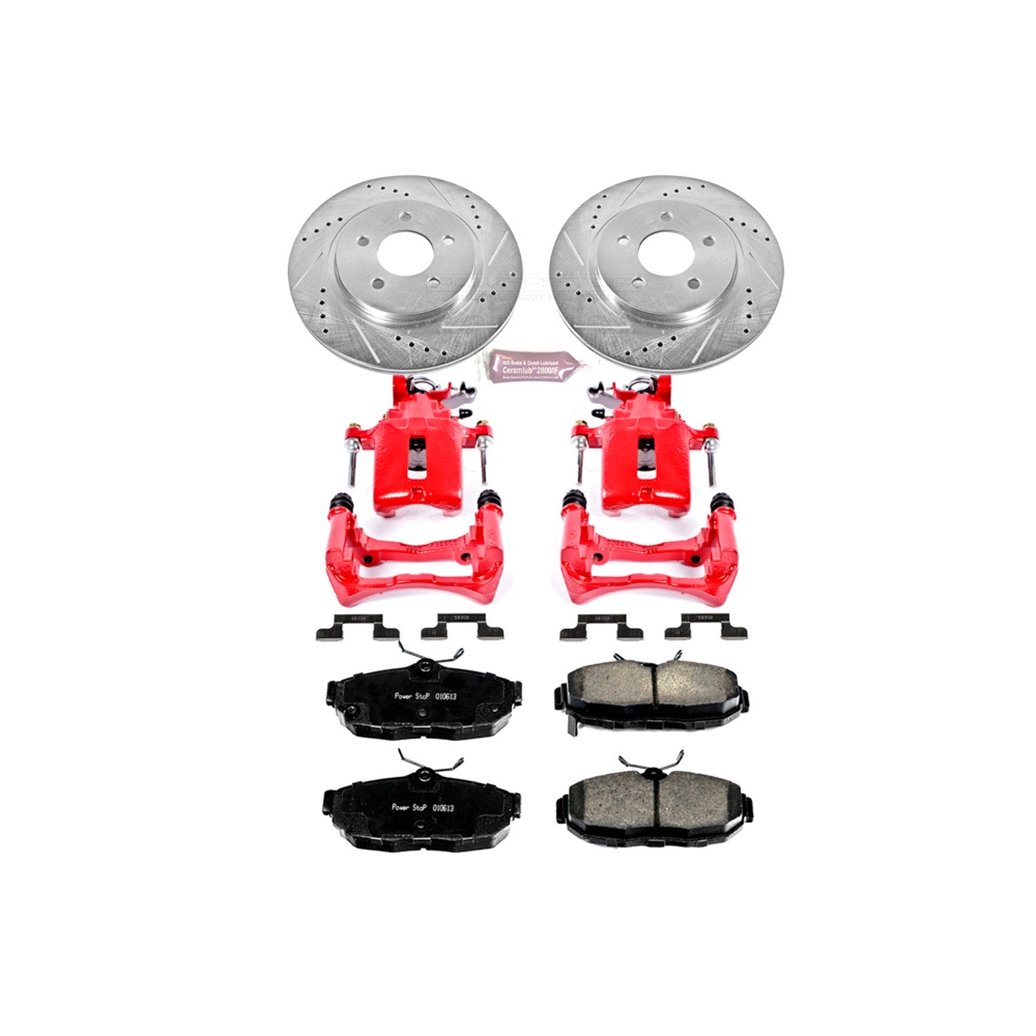 Power Stop KC5941 Z23 Evolution Sport Performance 1-Click Brake Kit With Calipers (Rear) for 2012 Ford Mustang Shelby GT500 product image
