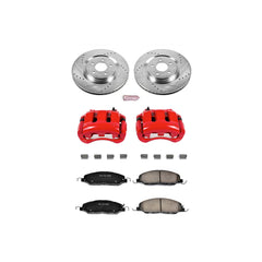 Power Stop KC5944 Z23 Evolution Sport Performance 1-Click Brake Kit With Calipers (Front) for 2011-2014 Ford Mustang product image