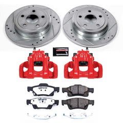 Power Stop KC5950-36 Z36 Extreme Performance Truck And Tow 1-Click Rear Brake Kit With Calipers for 2011-2020 Dodge Durango product image