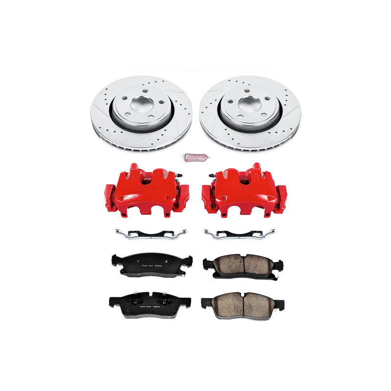 Power Stop KC5951 Z23 Evolution Sport Performance 1-Click Brake Kit With Calipers (Front) for 2011-2017 Dodge Durango product image