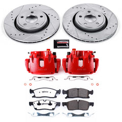 Power Stop KC5954-36 Z36 Extreme Performance Truck And Tow 1-Click Front Brake Kit With Calipers for 2011-2017 Dodge Durango product image