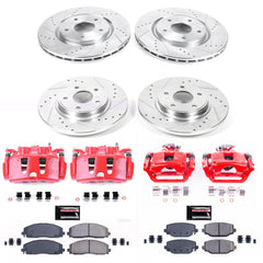 Power Stop KC5960 Z23 Evolution Sport Performance Pad And Rotor Kit With Calipers for 2012-2016 Chrysler Town & Country product image