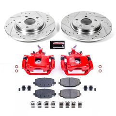Power Stop KC5961B Z23 Evolution Sport Performance Pad And Rotor Kit With Calipers for 2012-2020 Dodge Journey product image