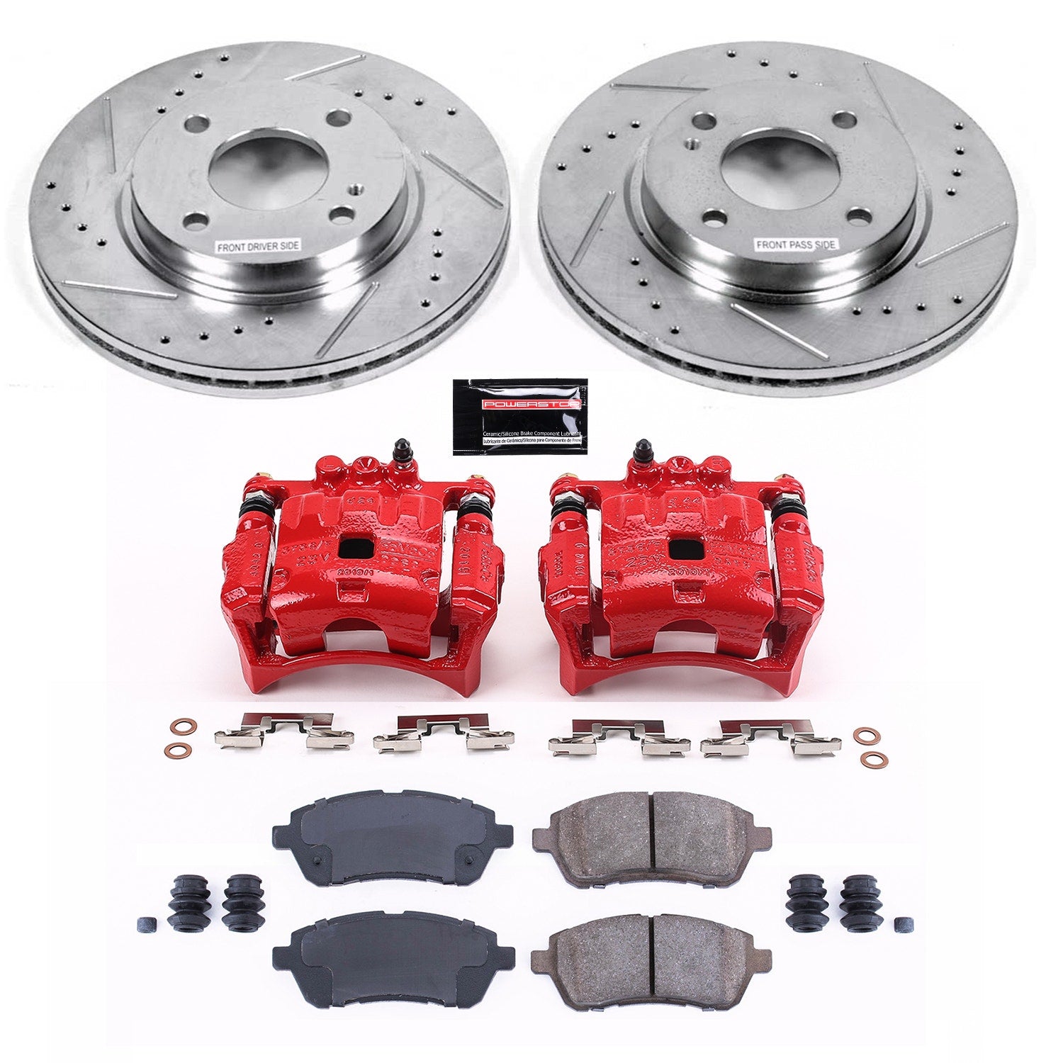 Power Stop KC5969 Z23 Evolution Sport Front Brake Kit for 2011-2013 Ford Fiesta product image