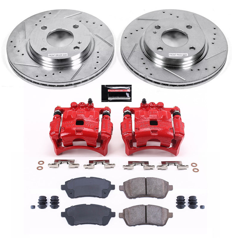 Power Stop KC5969 Z23 Evolution Sport Front Brake Kit for 2011-2013 Ford Fiesta product image
