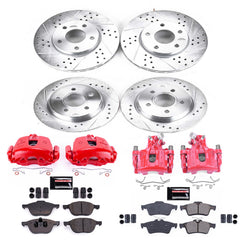 Power Stop KC5977A Z23 Evolution Sport Front And Rear Brake Kit for 2014-2018 Ford Focus product image