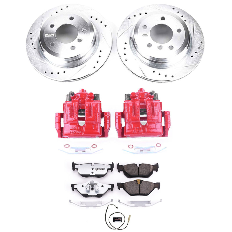 Power Stop KC5980-26 Z26 Street Warrior 1-Click Rear Brake Kit With Calipers for 2011-2013 BMW 328I Convertible Station Wagon product image