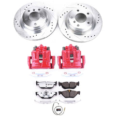Power Stop KC5981-26 Z26 Street Warrior 1-Click Rear Brake Kit With Calipers for 2011-2013 BMW 328I Coupe (2 Door) product image
