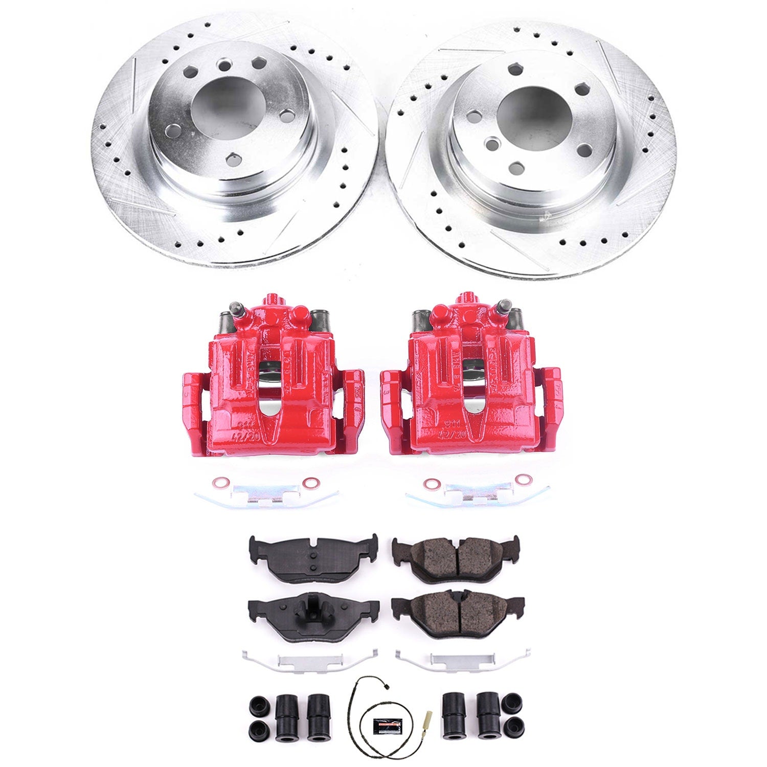 Power Stop KC5981 Z23 Evolution Sport Rear Brake Kit for 2011-2013 BMW 328I Coupe (2 Door) product image