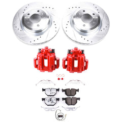Power Stop KC5982-26 - Z26 Street Warrior 1-Click Rear Brake Kit With Calipers vehicle fitment brake part
