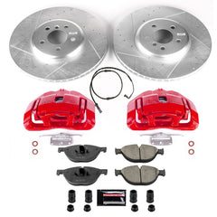Power Stop KC6012 Z23 Evolution Sport Performance Pad And Rotor Kit With Calipers for 2009 BMW 750I product image