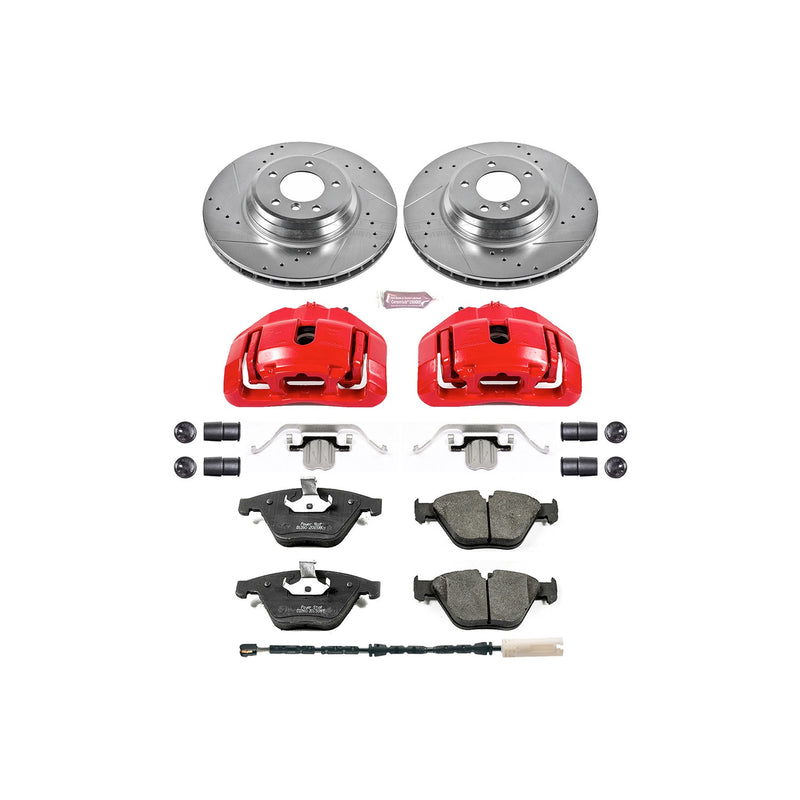 Power Stop KC6055 Z23 Evolution Sport Performance 1-Click Brake Kit With Calipers (Front) for 2011-2013 BMW 335D product image