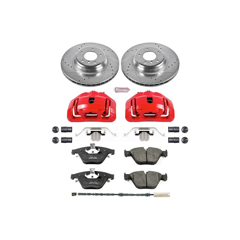 Power Stop KC6058 Z23 Evolution Sport Performance 1-Click Brake Kit With Calipers (Front) for 2011-2015 BMW 335I Xdrive product image