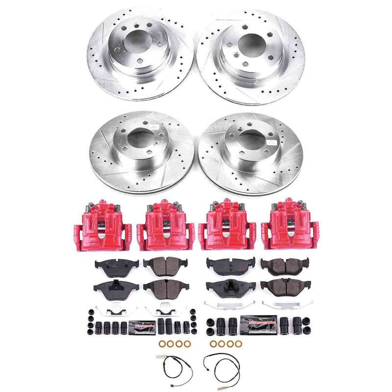 Power Stop KC6072 - Z23 Evolution Sport Front And Rear Brake Kit vehicle fitment brake part