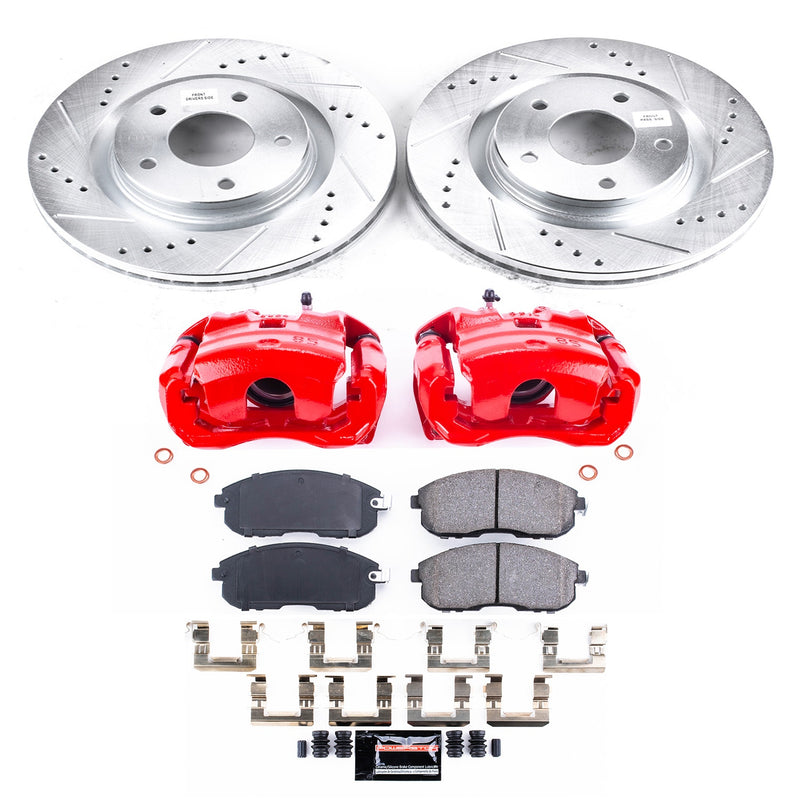 Power Stop KC6094 Z23 Evolution Sport Front Brake Kit for 2017-2018 Nissan Sentra Nismo, SR Turbo product image