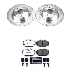 Power Stop KC6152-36 Z36 Extreme Performance Truck And Tow 1-Click Pad And Rotor Kit With Calipers for 1999 Land Rover Discovery Series Ii product image