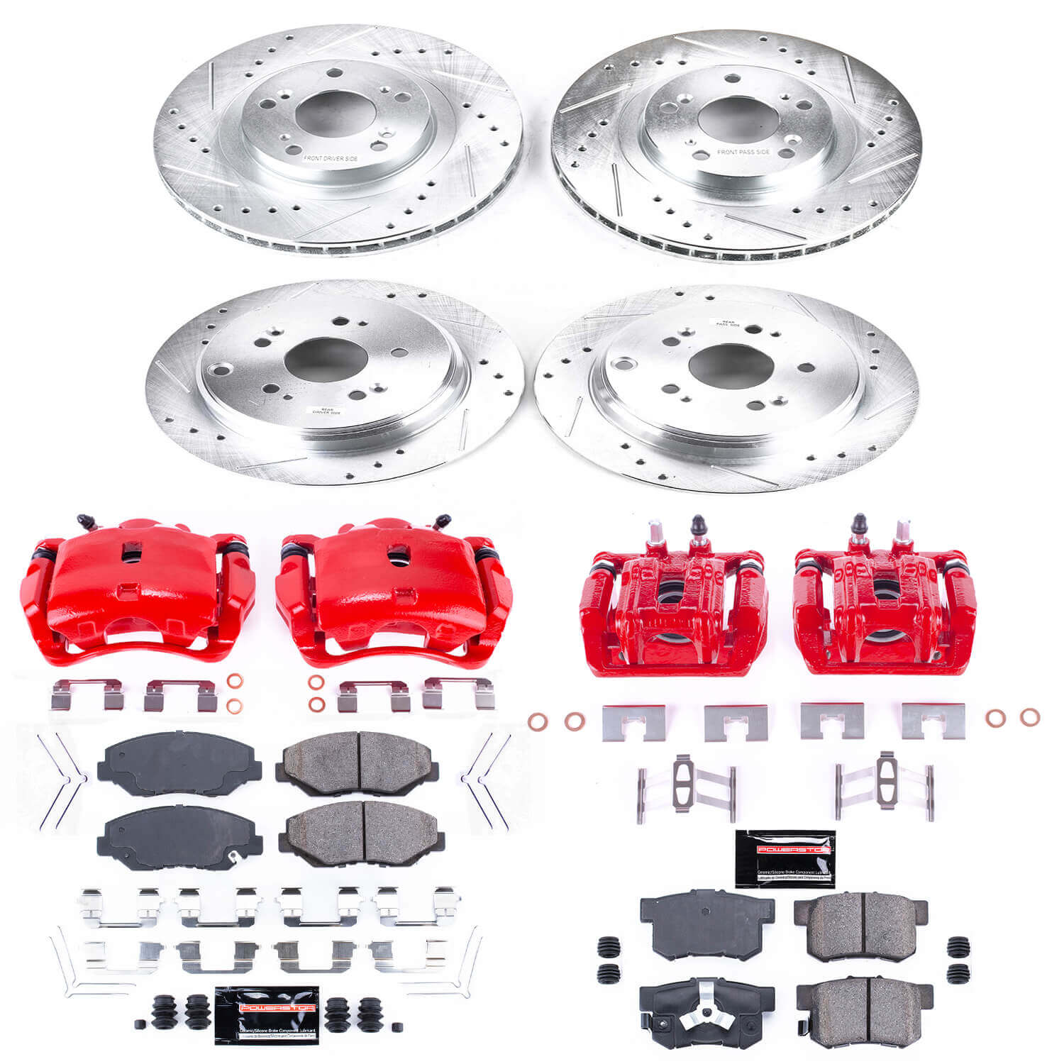 Power Stop KC6173 Z23 Evolution Sport Front And Rear Brake Kit for 2005-2006 Honda CR-V product image