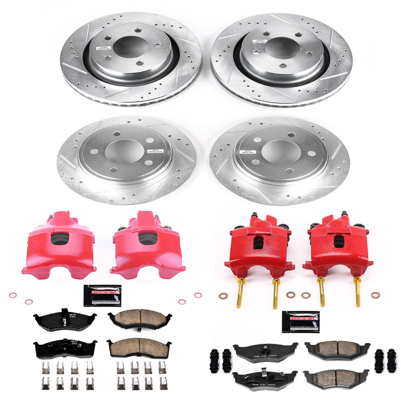 Power Stop KC6178 Z23 Evolution Sport Front And Rear Brake Kit for 2000-2004 Chrysler Concorde product image