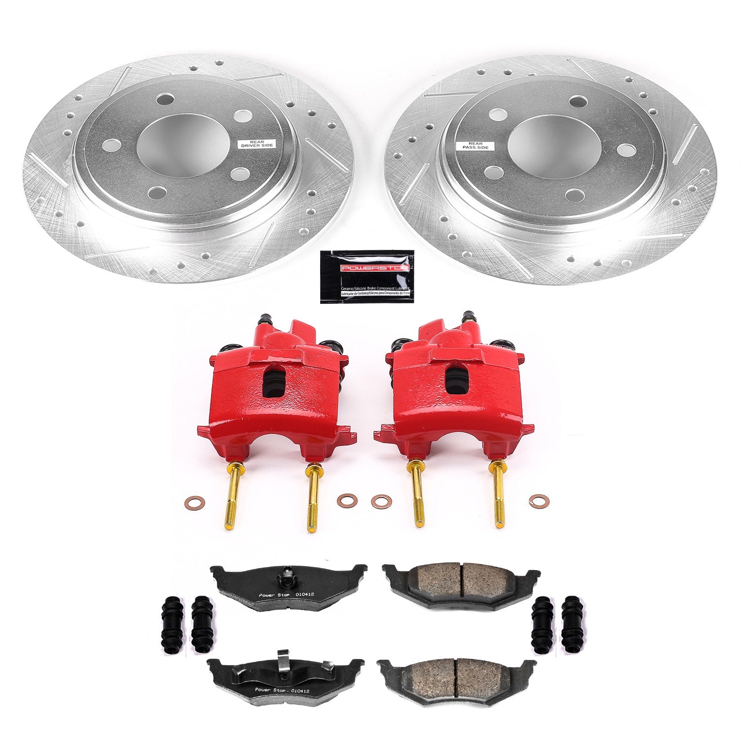 Power Stop KC6263 Z23 Evolution Sport Rear Brake Kit for 1999-2004 Chrysler 300M product image