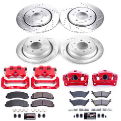 Power Stop KC6268 Z23 Evolution Sport Performance 1-Click Brake Kit With Calipers (Front And Rear) for 2012-2018 Ford F-150 product image