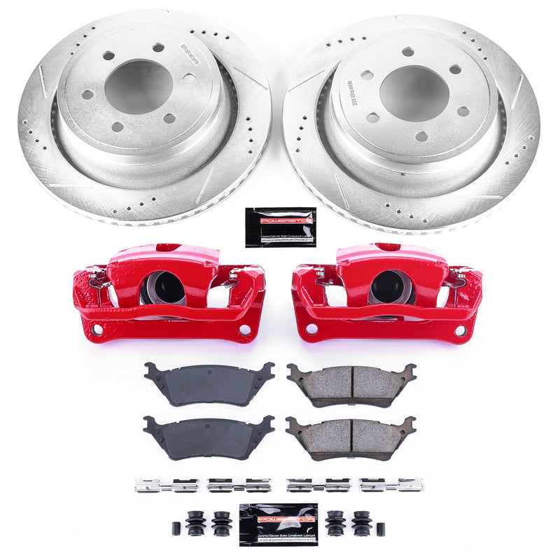 Power Stop KC6271 Z23 Evolution Sport Performance 1-Click Brake Kit With Calipers (Rear) for 2012-2018 Ford F-150 product image
