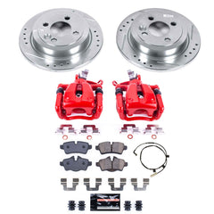 Power Stop KC6281 Z23 Evolution Sport Performance Pad And Rotor Kit With Calipers for 2007 MINI Cooper Hatchback product image