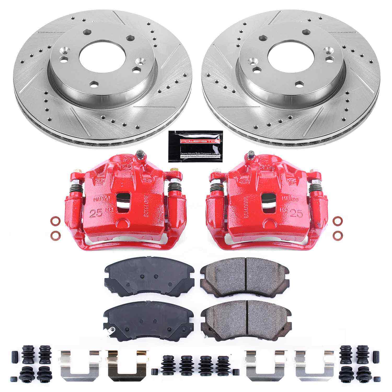 Power Stop KC6309 Z23 Evolution Sport Front Brake Kit for 2010-2011 Kia Soul product image