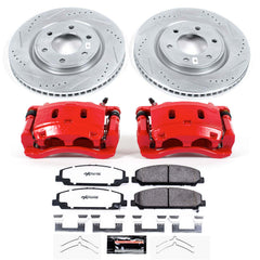 Power Stop KC6321-36 Z36 Extreme Performance Truck And Tow 1-Click Front Brake Kit With Calipers for 2011-2024 INFINITI QX56 product image
