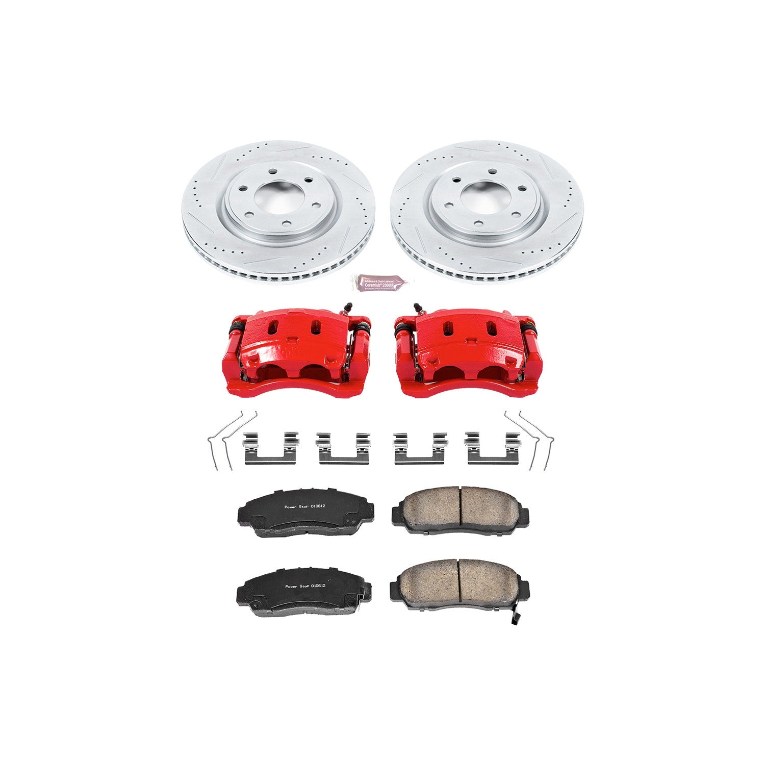Power Stop KC6321 Z23 Evolution Sport Performance 1-Click Brake Kit With Calipers (Front) for 2011-2024 INFINITI QX56 product image