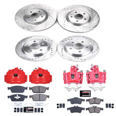 Power Stop KC6350 Z23 Evolution Sport Front And Rear Brake Kit for 2013-2014 Ford Focus St product image