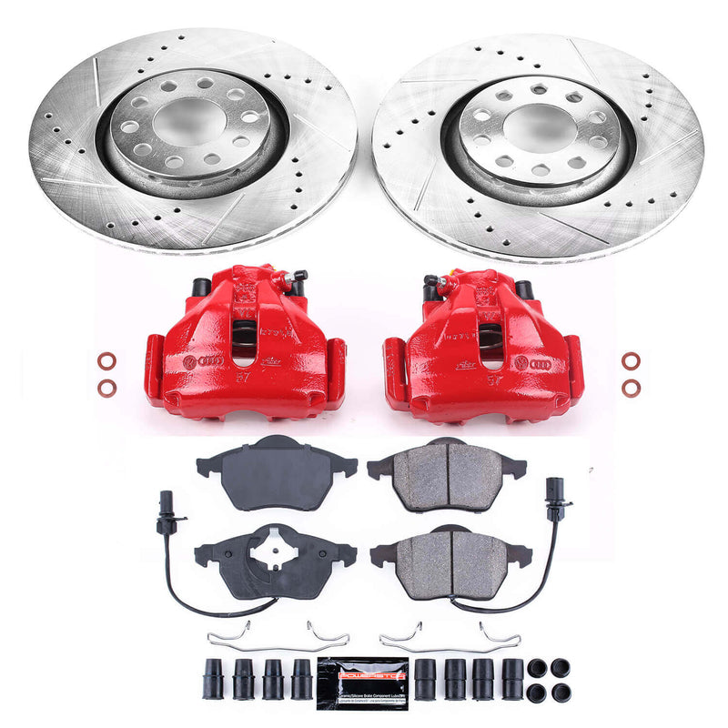 Power Stop KC636 Z23 Evolution Sport Front Brake Kit for 1998-1999 Audi A6 product image