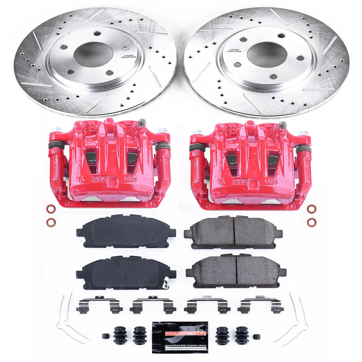 Power Stop KC6360 Z23 Evolution Sport Front Brake Kit for 2011-2017 Nissan Quest product image