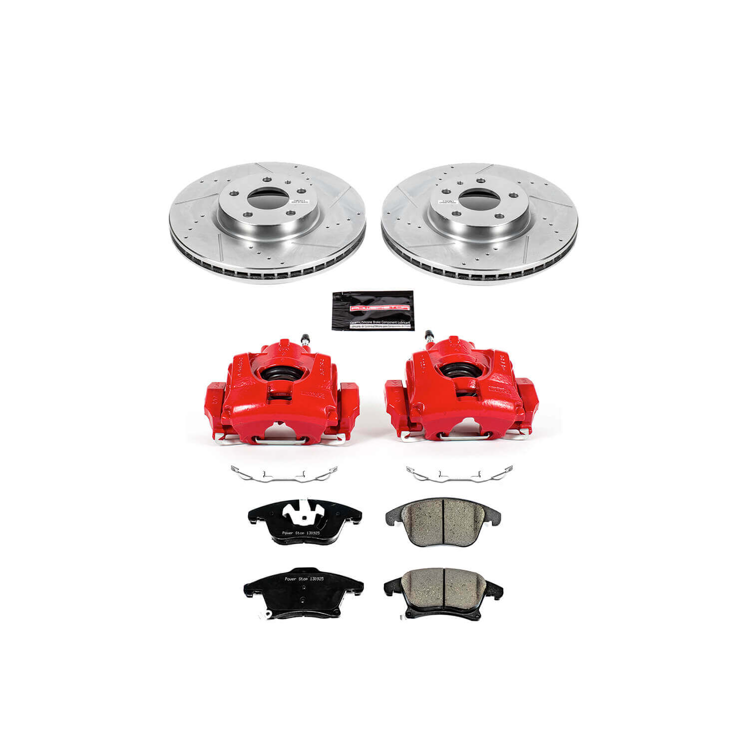 Power Stop KC6399 Z23 Evolution Sport Performance 1-Click Brake Kit With Calipers (Front) for 2013-2020 Ford Fusion product image