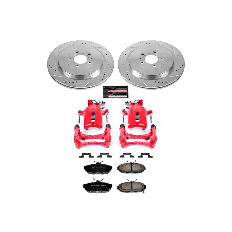 Power Stop KC6402 Z23 Evolution Sport Performance 1-Click Brake Kit With Calipers (Rear) for 2013-2014 Ford Mustang Shelby GT500 product image