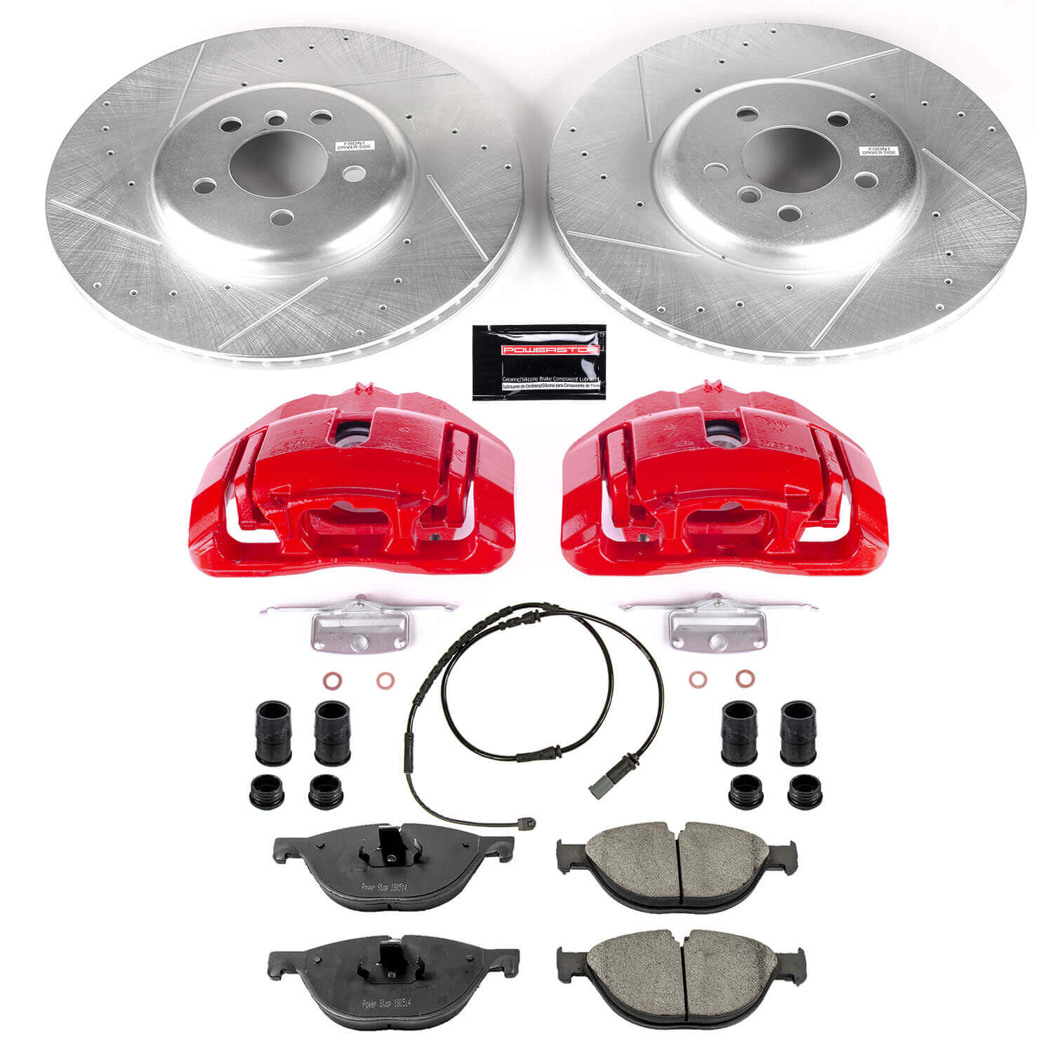 Power Stop KC6414 Z23 Evolution Sport Performance Pad And Rotor Kit With Calipers for 2010-2015 BMW 550I GT product image