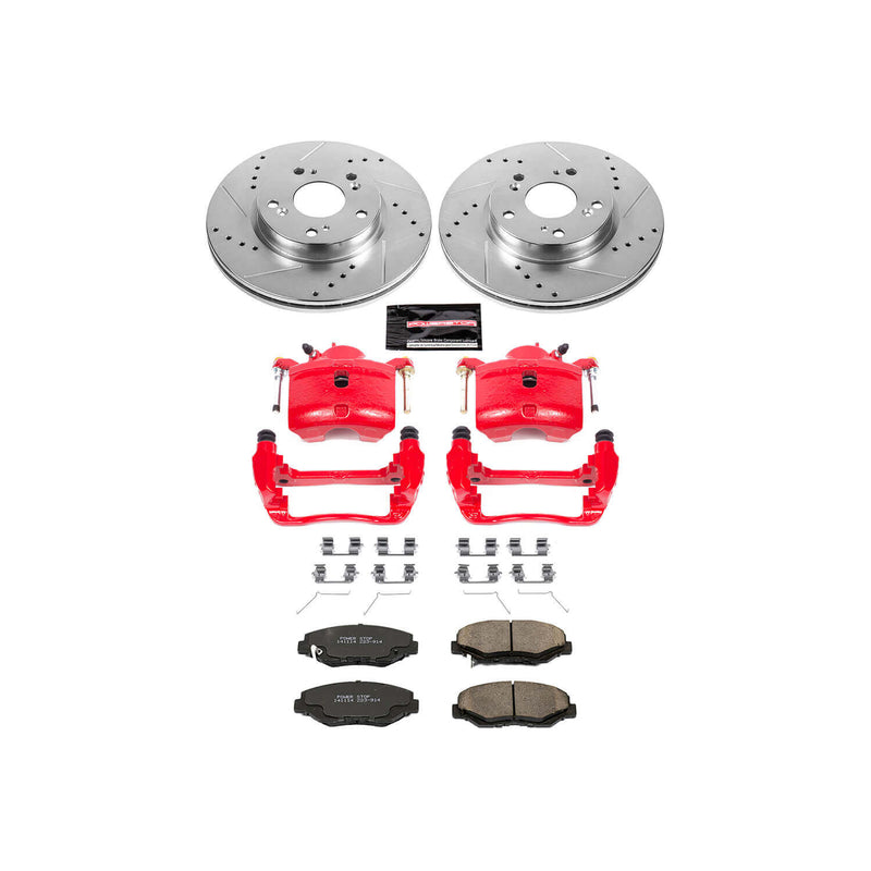 Power Stop KC6490 Z23 Evolution Sport Performance 1-Click Brake Kit With Calipers (Front) for 2013-2017 Acura Ilx product image